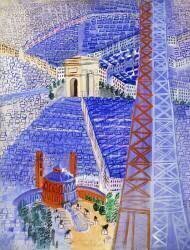 Le Projet de la Tour Eiffel pour la Tapisserie de Beauvais (Raoul Dufy) - Muzeo.com