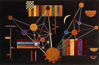 Le réseau vu d'en haut (Wassily Kandinsky) - Muzeo.com