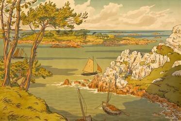 L'île (Henri Rivière) - Muzeo.com