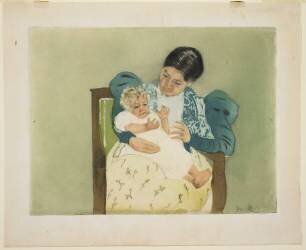 L'Enfant aux Pieds Nus (Mary Cassatt) - Muzeo.com