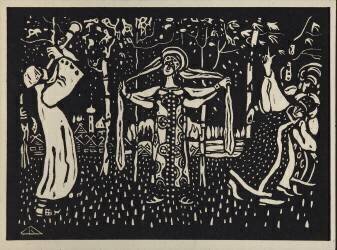 Les bouleaux (Wassily Kandinsky) - Muzeo.com