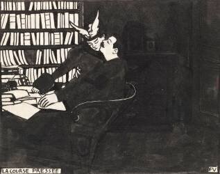 Les intimités : la course pressée (Félix Vallotton) - Muzeo.com