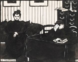 Les intimités : le Triomphe (Félix Vallotton) - Muzeo.com