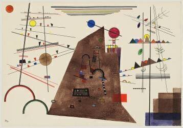 Lourd entre la lumière (Wassily Kandinsky) - Muzeo.com