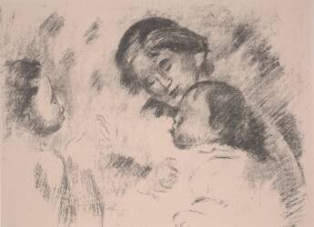 Maternité : Gabrielle (Auguste Renoir) - Muzeo.com