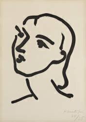 Nadia au cheveux lisse (Henri Matisse) - Muzeo.com