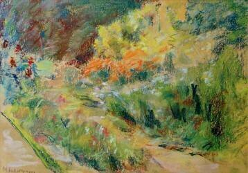 Parterres de fleurs dans le jardin de devant (Max Liebermann) - Muzeo.com