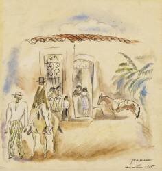 Paysage avec figures (Jules Pascin) - Muzeo.com