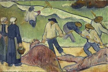Petit paysage avec des pêcheurs tang (Paul Serusier) - Muzeo.com