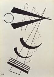 Poids accentués en noir (Wassily Kandinsky) - Muzeo.com