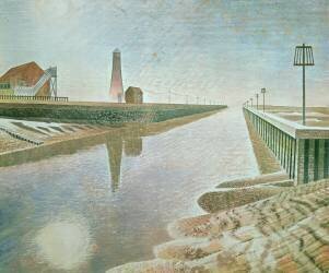 Port de Rye (Eric Ravilious) - Muzeo.com
