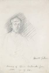 Portrait de Frederick Spencer Gore (Harold Gilman) - Muzeo.com