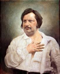 Portrait de l'écrivain français Honoré de Balzac. Daguerréotype de Nadar rehaussé de pastel (Nadar) - Muzeo.com