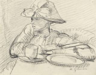 Portrait de Mary L (Harold Gilman) - Muzeo.com