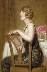 Portrait de Mme Ryan, née Arlette Warrain (Marcel Baschet) - Muzeo.com