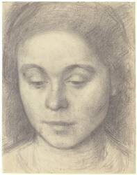 Portrait d'Ida (Vilhelm Hammershoi) - Muzeo.com