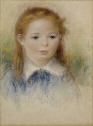 Portrait d'une jeune fille (Auguste Renoir) - Muzeo.com