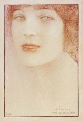 Portrait of a Woman (Fernand Khnopff) - Muzeo.com