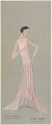 Projet de costume féminin : Mont-Rose (Jeanne Lanvin) - Muzeo.com