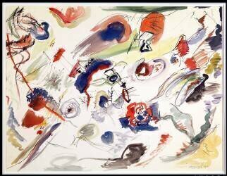 Sans titre - Première abstraction (Wassily Kandinsky) - Muzeo.com