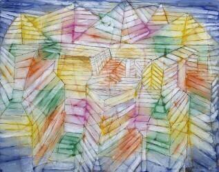 Théâtre-Montagne-Construction (Paul Klee) - Muzeo.com