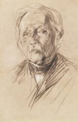 Theodor Fontane (Max Liebermann) - Muzeo.com