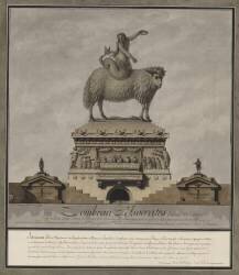 Tombeau d'Isocrates orateur athénien (Jean-Jacques Lequeu) - Muzeo.com