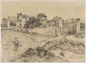 Une ferme en Provence (Vincent van Gogh) - Muzeo.com