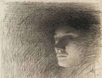 Visage d'une jeune personne ;: étude pour le Concert Colonne (Ernest Laurent) - Muzeo.com