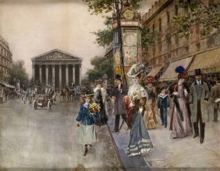 Vue de l'église La Madeleine (Carlo Brancaccio) - Muzeo.com