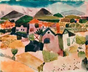 Vue de Saint-Germain (Paul Klee) - Muzeo.com