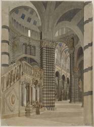 Cathédrale de Sienne, le dôme intérieur (Louis Boitte) - Muzeo.com