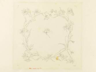 Entourage floral : iris en couronne (Emile Gallé) - Muzeo.com