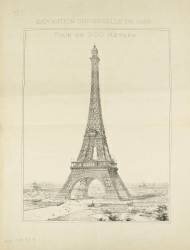 Exposition Universelle de 1889 : La Tour de 300 mètres (anonyme) - Muzeo.com