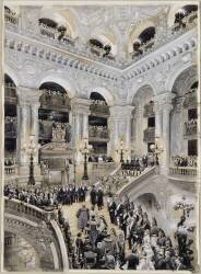 Inauguration de l'Opéra de Paris le 5 janvier 1875 (Edouard Detaille) - Muzeo.com