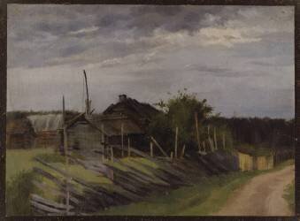 Paysage de la campagne russe (Pavel Alexandrovitch Brulloff) - Muzeo.com