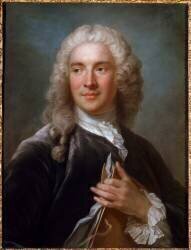Portrait de Charles Natoire, en buste (Gustaf Lundberg) - Muzeo.com