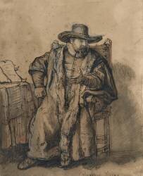 Portrait de Cornélis Claesz Anslo (1592-1646), prédicateur et théologien mennonite (Rembrandt) - Muzeo.com