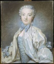 Portrait de femme en bleu (Pierre Bernard) - Muzeo.com