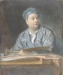 Portrait de Jacques Dumont, dit le Romain, peintre (Quentin de La Tour) - Muzeo.com