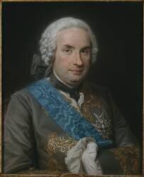 Portrait de Raymond-Pierre, marquis de Berenger, comte du Gua (Quentin de La Tour) - Muzeo.com