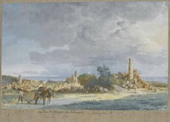 Ruines d'un temple de Sélinonte (Jean-Pierre-Laurent Houel) - Muzeo.com