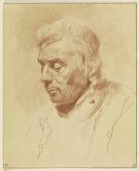 Tête d'homme, de trois quarts vers la gauche (Jean-Jacques de Boissieu) - Muzeo.com