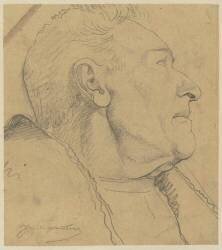 Tête d'homme, vue de profil (Emile Wauters) - Muzeo.com