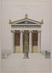Temple de la Victoire, Athènes (restauration, façade principale) (Louis Boitte) - Muzeo.com