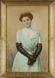 Yvette Guilbert (1867-1944), chanteuse (Karl Bennewitz von Löfen) - Muzeo.com