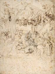Adoration des Mages (Léonard de Vinci) - Muzeo.com