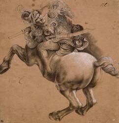 Cavalier, étude d'après la Bataille d'Anghiari (Leonardo da Vinci) - Muzeo.com