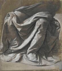 Draperie pour une figure assise (Leonardo da Vinci) - Muzeo.com