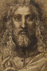Le Christ, vu en buste (Toussaint Dubreuil) - Muzeo.com
